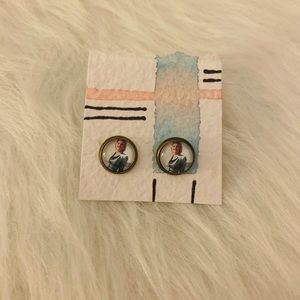 Marilyn Monroe photo earrings